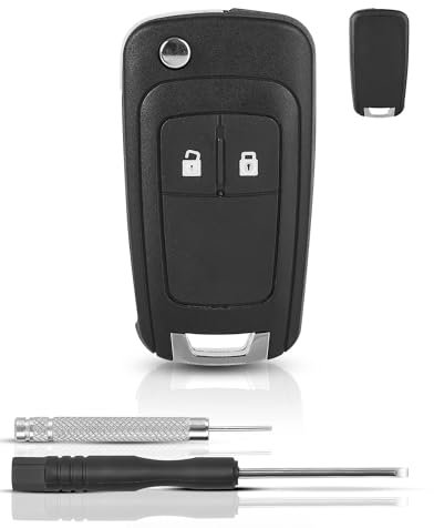 NETONDA 1pcs Autoschlüssel für Opel/Vauxhall Astra J Insignia Schlüsselgehäuse kompatibel mit Adam Mokka Vectra Zafira Corsa Meriva Auto Ersatzschlüssel für Chevrolet Cruze Orlando Spark Aveo Captiva