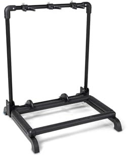 GEWA Gitarrenständer Multi-Gitarrenständer - 3 Gitarren, schwarz, auch für Roundback-Gitarren, GS-103B