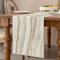 Beige Tischläufer Modern Wohnzimmer Tischläufer Frühling Platzsets 40 x 140 cm Streifen Feines Marmor Dekoratives Tuch für Couchtisch, Weihnachtsfeiern, Hochzeiten, Events, Esstisch Hochzeit Leinen