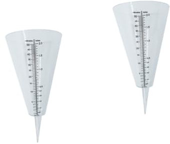 Supvox Regenmesser Für Rasen Mit Messbecher 20.5X20X10Cm Frostsicher Kunststoff Niederschlagsmesser Für Garten Landwirtschaft Klimaforschung