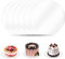 FIHODONE 5mm DickTortenplatte Pappe,6 Cake Board 20cm,Beidseitig Verwendbar Tortenunterlage Rund,Wiederverwendbar Kuchenplatte Rund,Cakeboard Tortenboden für Kuchen und Torten