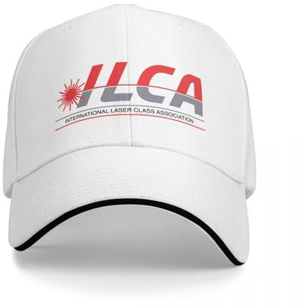 Baseballmütze Unisex Hip Hop ILCA - International Laser Sailing Association-Logo Tee Hut Strandtasche Golfbekleidung Damen Strand Herren Einfarbig Outdoor Geschenk