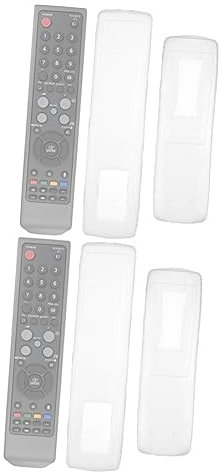 CAXUSD 6stücke Transparente Silikon-fernbedienungsschutzhüllen Kompatibel Mit Tv Und Klimaanlage Elastisch Und Installieren Flexible Schutzhülle Für Optimale Sicht Und Bedienung