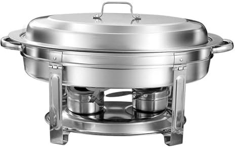 MagiDeal Chafing Dish Buffet-Set, ovaler Chafing Dish aus Edelstahl für die Gastronomie