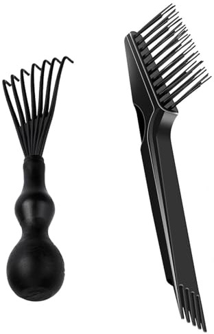 2 Pièces Outil de Nettoyage de Peigne, Brosse à Cheveux Nettoyant Peigne, Outil de Nettoyage de Brosse à Cheveux, Brosse de Nettoyage de Peigne, Mini Brosse à Cheveux, pour Peignes Tapis de Bain