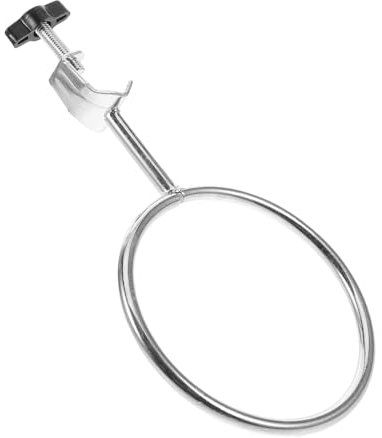 Abaodam Laboratory Equipment Stand Iron Ring Clamps Flask Ring Clamps Test Tube Stand Holder Chemistry Lab Supplies