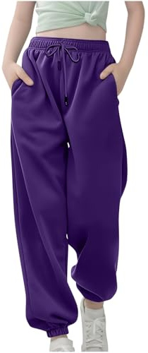 Joggers for Kids Boys Girls Jogging Bottoms Long Training Sweatpants Girls' Trousers 3-13 Years Children Joggers Sports Cuffed Pants Loungewear Casual Tracksuit Bottoms Activewear Clothes for Teens