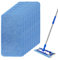 Confezione da 8 panni in microfibra compatibili con MR-SIGA Professional Mop, ricariche per mocio per pavimenti duri, doppio lato, riutilizzabili e lavabili