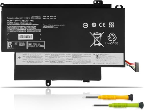 47Wh 45N1704 45N1705 45N1706 45N1707 Laptop Akku für Lenovo ThinkPad S1 Yoga,Yoga 12 S1-S240 S1-120 Series Type 20DL 20DK 20C0 20CD 20CD00AJGE 20CD0038GE 20CD0001GE 20DL0014FR 20C0006EGE 4ICP5/43/61-2