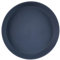 Round Plastic Bee Embossed Plant Pots, Saucers Long Lasting Flower Garden Indoor Outdoor Drainage Holes Planter Cover Weather, Frost Proof Glossy Effect (21cm Blue Saucer for 23cm Pot)
