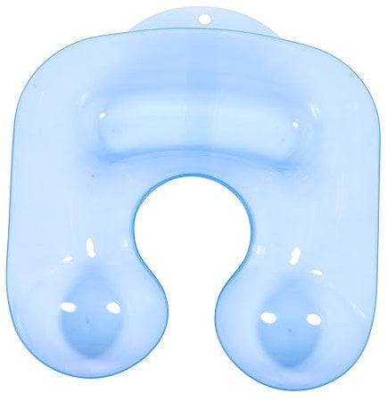 HOODANCOS Nackentablett Für Haarefärben Und Dauerwellen Tragbares Kunststoff Nackenstützentablett Mit Geriffeltem Design Salon Und Heimgebrauch