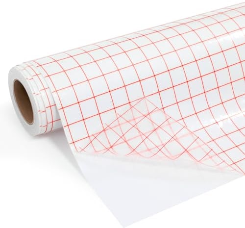 WELSTIK Transferfolie für selbstklebende Vinyls – 30,5 cm x 15 m –Transferfolie Plotter für Partydekoration, Becher, Fenster und Aufkleber