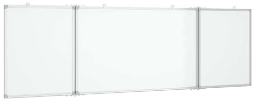 Homgoday Magnetisches Whiteboard Klappbar 160x60x1,7 cm Aluminium Magnetische Wandtafeln Model4005368