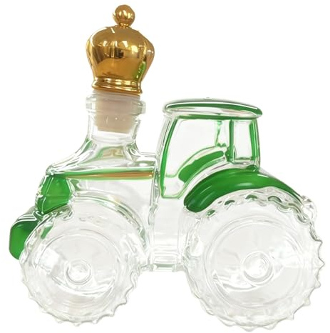 Traktor-Whisky-Flasche, Semi-Truck-Design, 300 ml, Whiskey-Dekanter, Semi-Truck-Tequila-Flasche, glatter Ausgießer, ideal für die Heimbar/Männerhöhlen-Dekoration