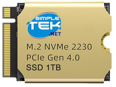 SIMPLETEK - Disque SSD SSD SSD M.2 NVMe PCIe Gen 4.0 1 To - Format 2230, Ultra Rapide Compatible Steam Deck, Laptop Compact