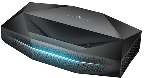 AWOL Aetherion Pro Ultrakurzdistanz Beamer 4K, PixelLock & Anti-RBE, 2600 ISO-Lumen, 6000:1 Nativkontrast, mit Dolby Vision, 1ms Input Lag, Kurzdistanz Beamer 200 Zoll Heimkino & Gaming