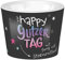 Eierbecher Happy Glitzer Tag