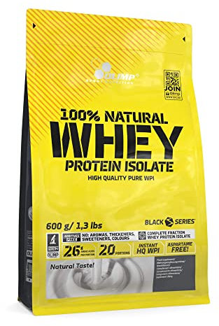 Olimp Sport Nutrition 100% Natural Whey Protein Isolate, 600g 600 g