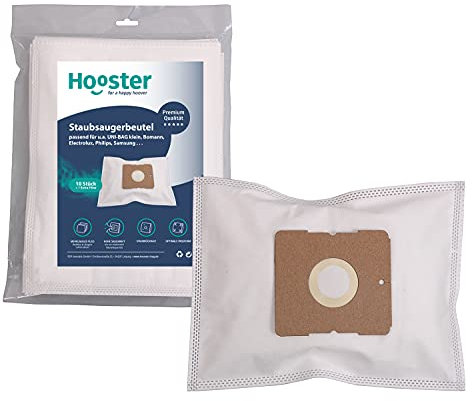 10 Staubsaugerbeutel geeignet für AmazonBasics G51 Swirl Y05 und Menalux 1840 | Vlies 5-lagig - 10er Pack inkl. 1 Mikrofilter