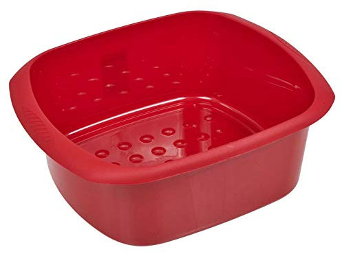 TML Glitter Red 11 Liter Rectangular Bowl