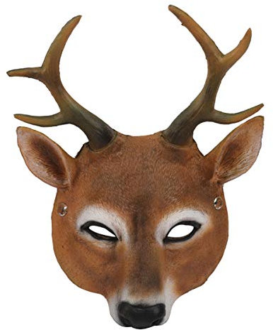 Holibanna Weihnachtsmaske Tier Rentier Gesichtsmaske Cosplay Kostüm Für Erwachsene Party Foto Requisiten