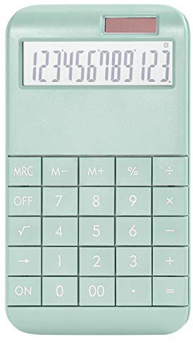 Scientific Calculator, Large Display 12 Digit Calculator Solar Battery Dual Power Desktop Calculator Accounting Electronic Calculator Automatic Shutdown & Detachable Keycaps For Student School