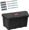 Anhänger Deichselbox Anhängerbox Staukiste DSB45 universal schwarz 150 kg 45 l 68x31x34 cm mit Zahlenschloss
