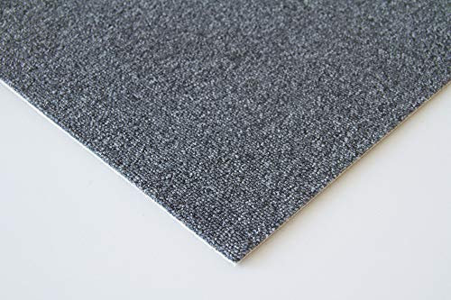 Steffensmeier Schlingen Teppichboden Mailand Meterware | Auslegware für Kinderzimmer Wohnzimmer Schlafzimmer | Anthrazit, Größe: 300x800 cm