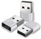 USB C Buchse auf USB Stecker Adapter 3er Pack,Typ C auf A Ladekabel Adapter für iPhone 11 12 Mini Pro Max,Airpods iPad 8 Air 4 2021 M1, Samsung Galaxy Note 10 20 S20 FE Plus,S21 21 Ultra A71 A90 5G 13