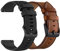 Yeejok Compatible for Fossil Gen 6/5E 44mm Straps Silicone+Leather, 22mm Watch Straps Replacement Compatible for Gen5 Men's Carlyle Garrett/Women's Julianna/Gen 4 Explorist HR Smart Watch, Black+Brown