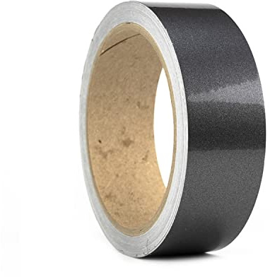 Auto Zierstreifen Anthrazit Glänzend Folienstreifen Autodekor Folie Wohnwagen Boot Basteln Modelbau (40 mm)