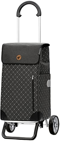 Andersen Shopper Scala Plus Alu klappbar mit Rad Ø 15 cm und 43 Liter Tasche Sofia anthrazit