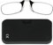 NEW VISION Lesebrille für Damen und Herren Transparent. Kompakte leichte randlose brillen. Brillengestelle für damen und herren irormphiblen NV1171 (Schwarz, 1.0)