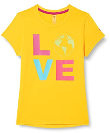 Wilson Love Earth Tech T-Shirt Saffron/L