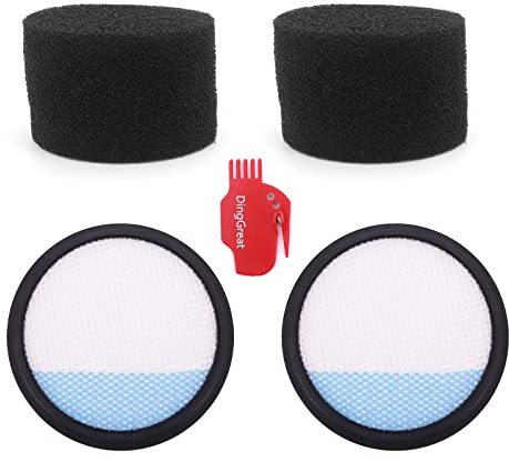 DingGreat 2 Stück 32 V 24 V Staubsauger Filter Trennfilter kompatibel mit Vax Blade kabellosen Staubsaugern, vergleichbar mit 1-7-138744, 1-7-138743