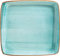 Bonna 2x Aura Aqua Moove Platte rechteckig 32x30cm 2,5cm hoch Türkis Creme Porzellan AAQMOV41KR Servierplatten Speiseteller Essteller Geschirr