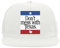 ATPRINTS Don't Mess with Texas Lone Star State 5 Panel Snapback Flat Visor Cap Hat Baseballmütze Weiß