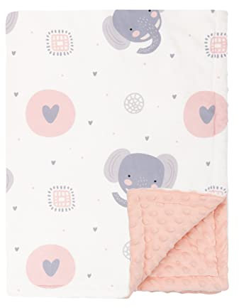 FUNUPUP Coperta per Neonati Cotone, Copertina Neonato 110x140 cm Bifacciale Morbida per Bambino Bambini Bambine