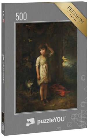 puzzleYOU: Puzzle 500 Teile „Thomas Gainsborough - EIN Junge mit Einer Katze“