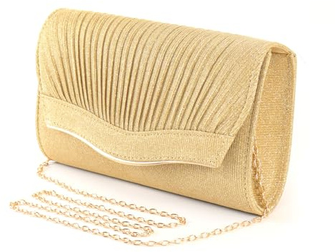 NiCola Lady Evening Clutch Bag Sparkling Women's Clutch Glitter Handbag Clutch Purse Retro Classic Shoulder Bag for Women Bride Wedding Banquet Prom Party