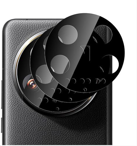 GIOPUEY 2 Pack [Full Protection] Camera Lens Protector Compatible with Xiaomi 14 Ultra, HD Camera Tempered Glass [Anti Fingerprint] Camera Protector for Xiaomi 14 Ultra