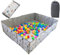 HB.YE Piscina de Bolas Plegable para Bebé, Juguete Infantil, 120 x 90 x 30 cm, Bola No Incluida