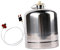 Harilla Bouteille de en Acier Inoxydable, bidon de Gonflable, Cylindre de Bouteille de Portable Vide pour cuisinière à, 3L