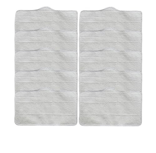 KE88FENG Piezas de paño de mopa for Xiaomi, For Deerma, Dem ZQ100, ZQ600, ZQ610, Pieza de Repuesto for aspiradora de Vapor Manual, Accesorios de Almohadillas de fregona(10PCS)
