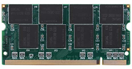 Qiaohome 1GB DDR1 Memoria RAM para Computadora PortáTil SO-DIMM 200PIN DDR333 PC 2700 333MHz para Computadora PortáTil Sodimm Memoria