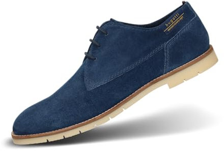 bugatti 311-arm01, Zapatos con Cordones Hombre, Azul, 42 EU