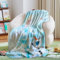 Ainvliya Decke Frozen Kuscheldecke Flauschig, Winterdecke Wärmedecke Fleecedecke, Schlafdecke Blanket - 3D Cartoon Drucken Reisedecke für Kinder, Mädchen, Erwachsene, Sofadecke 100x150 Bettwaren