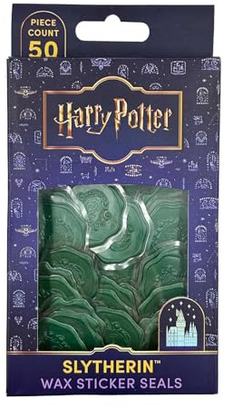 Harry Potter: Slytherin Wax Sticker Seals (Set of 50)