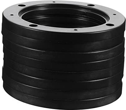 PAMINGONO 4pares Anillos Para Altavoces De Automóvil Adaptador De Audio Anillo Soporte Duradero