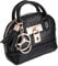 Tucnoeu 1pcs Mini Rucksack Schlüsselanhänger, Mini Tasche Schlüsselanhänger, Kosmetiktasche Klein für Handtasche(schwarz)